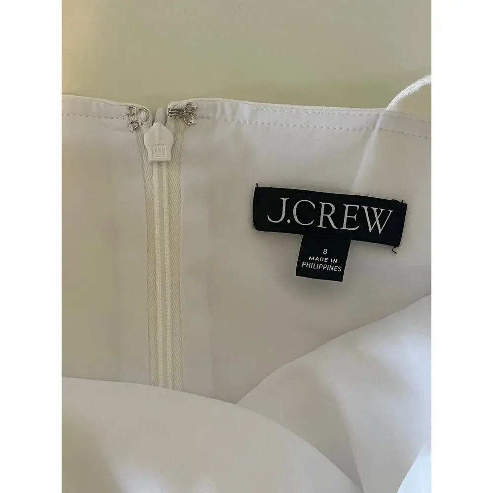 J. Crew Squareneck linen dress
